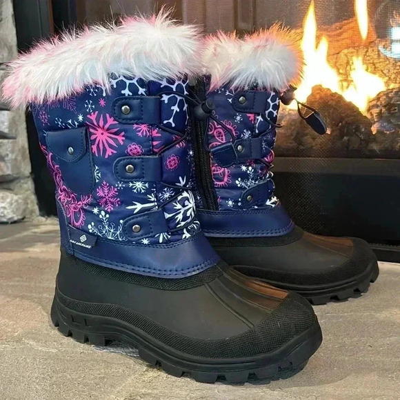 Dream Pairs Thermolite snow/winter waterproof,faux fur lined rugged,zipper,bunge - Picture 5 of 13